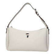 Karl Lagerfeld Gray Leather Shoulder Bag for Women
