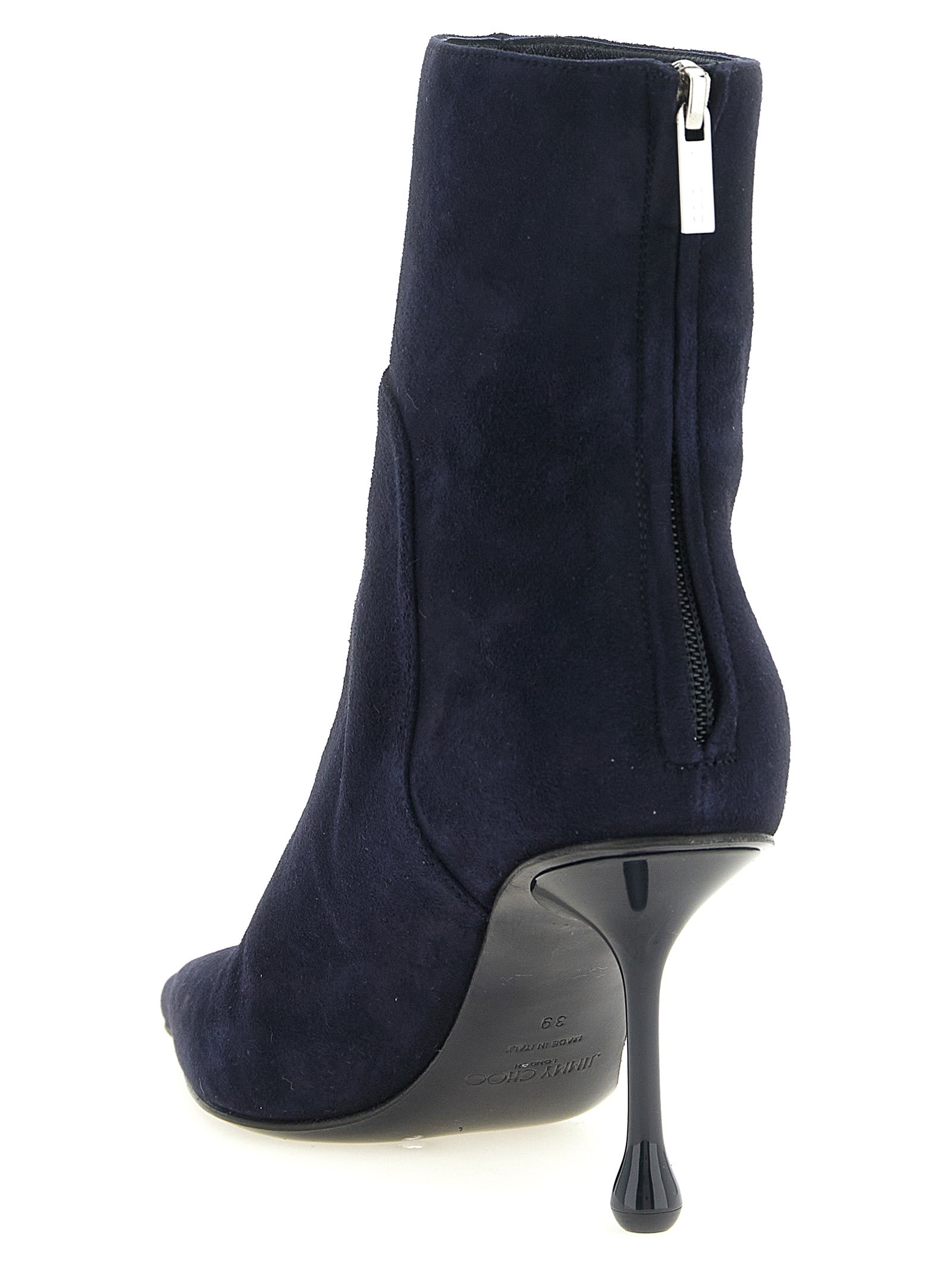 Jimmy Choo Blue Leather Ankle Boots for Women