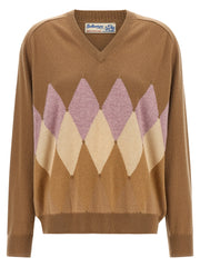 Ballantyne Brown Cashmere Cardigan for Women