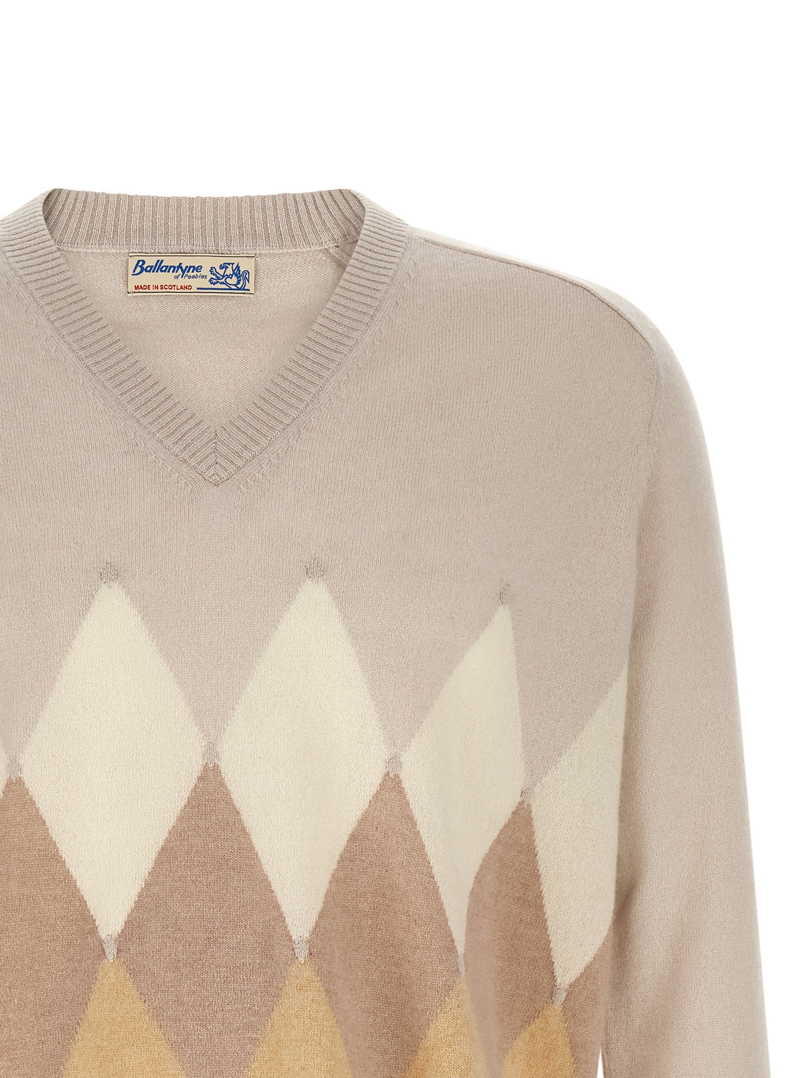Ballantyne Beige Cashmere Cardigan for Women