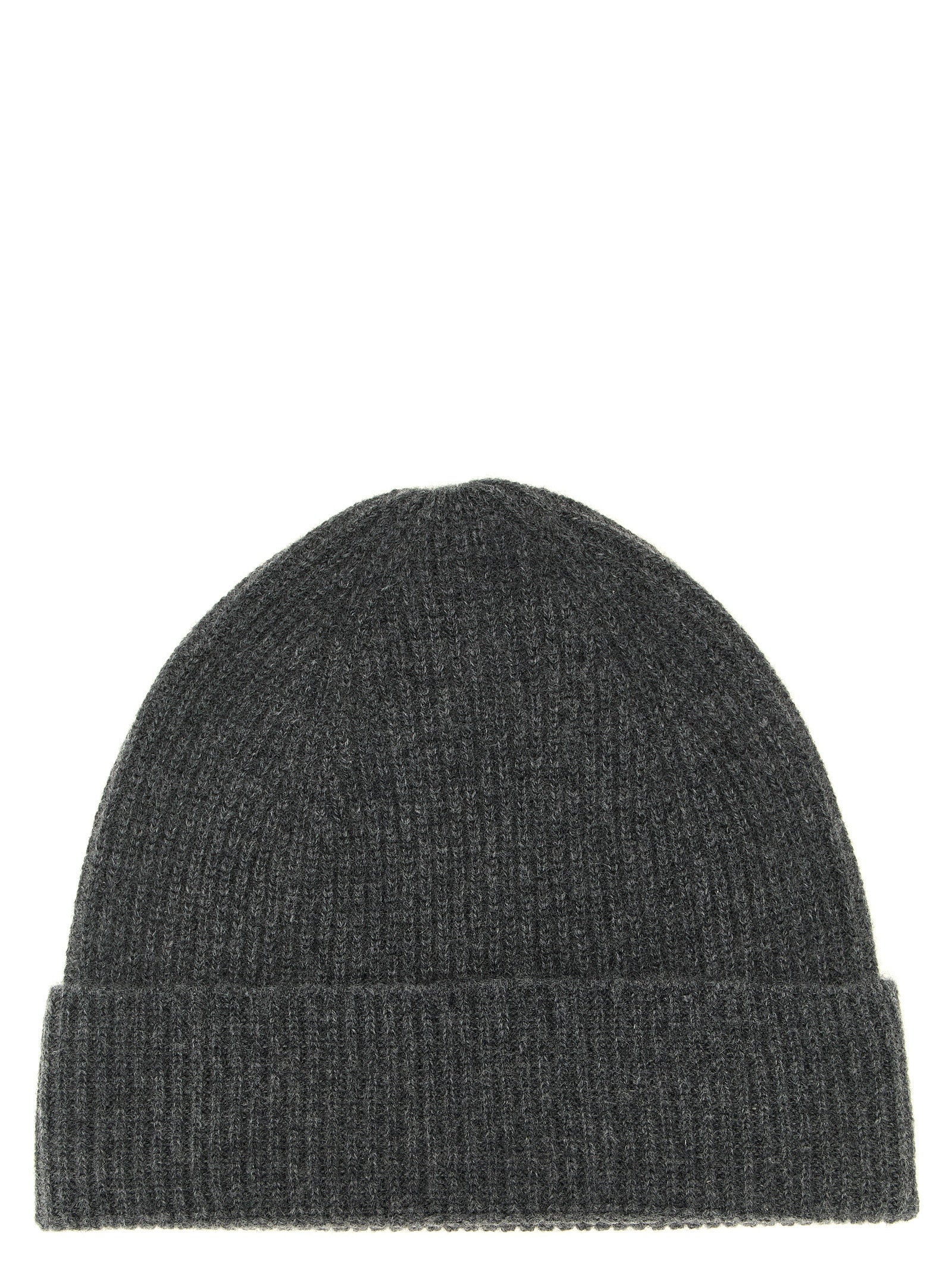Ballantyne Gray Cashmere Beanie for Men