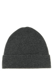 Ballantyne Gray Cashmere Beanie for Men