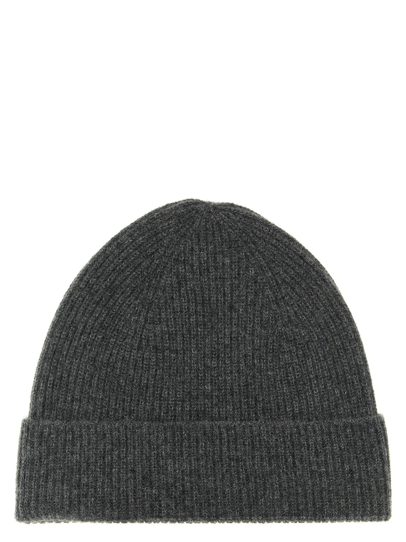 Ballantyne Gray Cashmere Beanie for Men