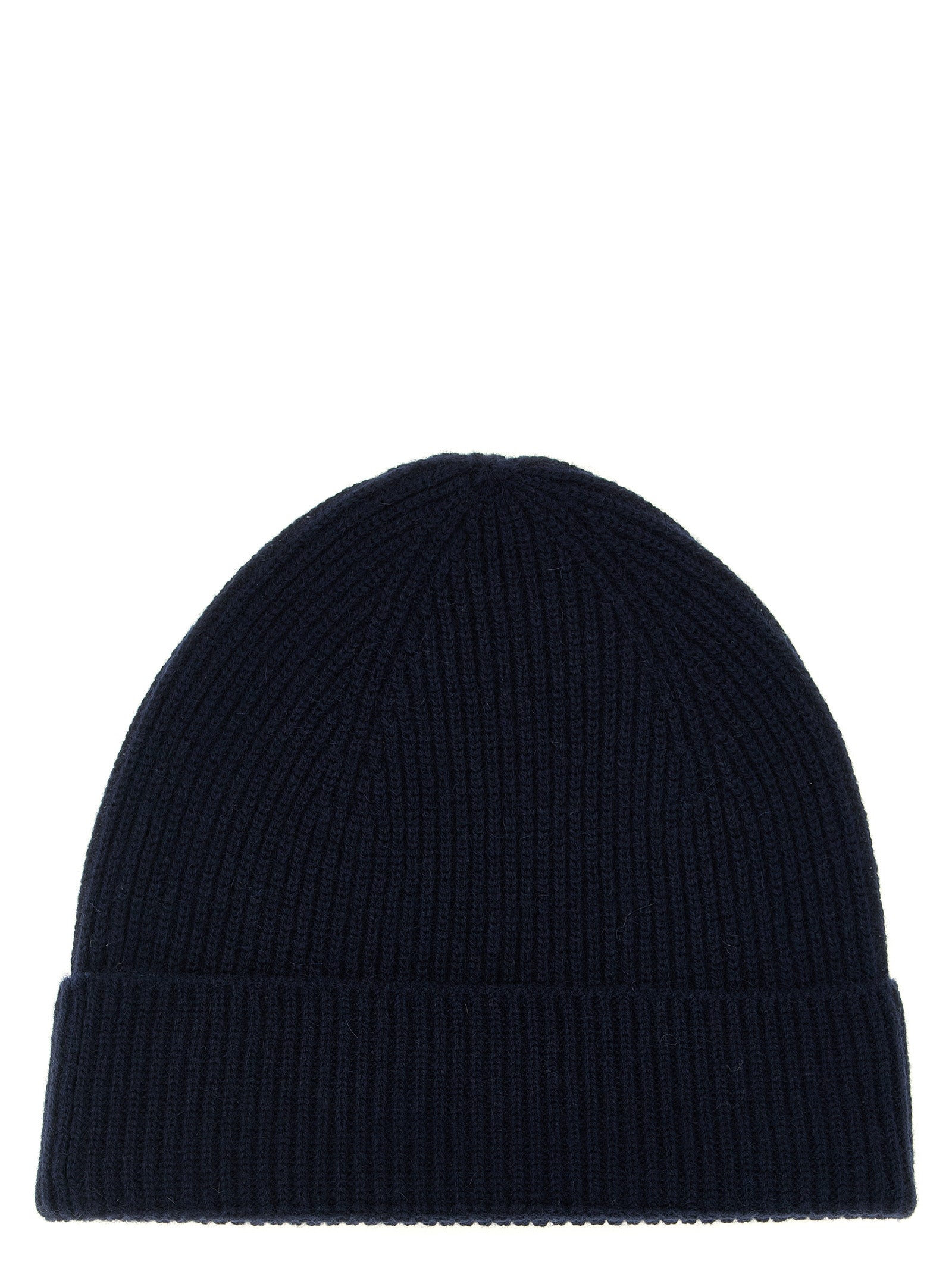 Ballantyne Blue Cashmere Beanie for Men