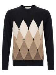Ballantyne Black Cashmere Cardigan