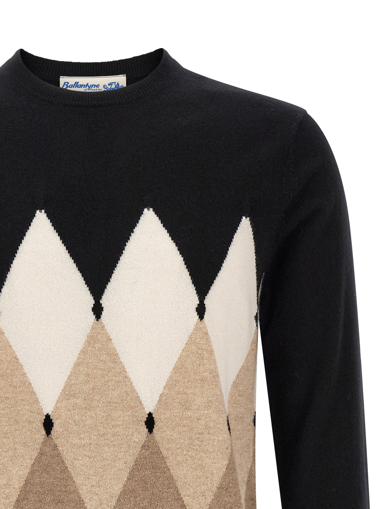 Ballantyne Black Cashmere Cardigan