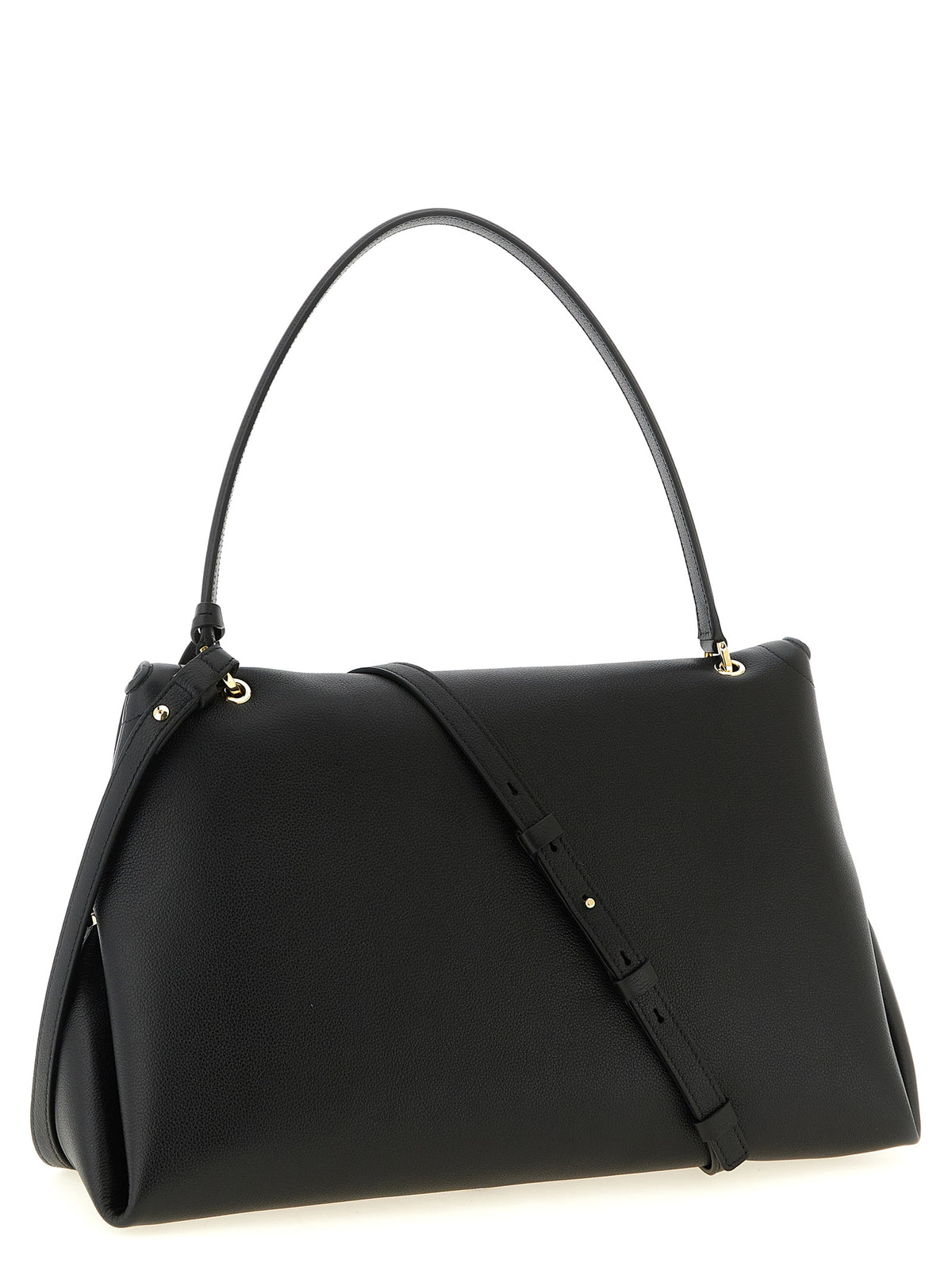 Ferragamo Black Calfskin Shoulder Bag for Women