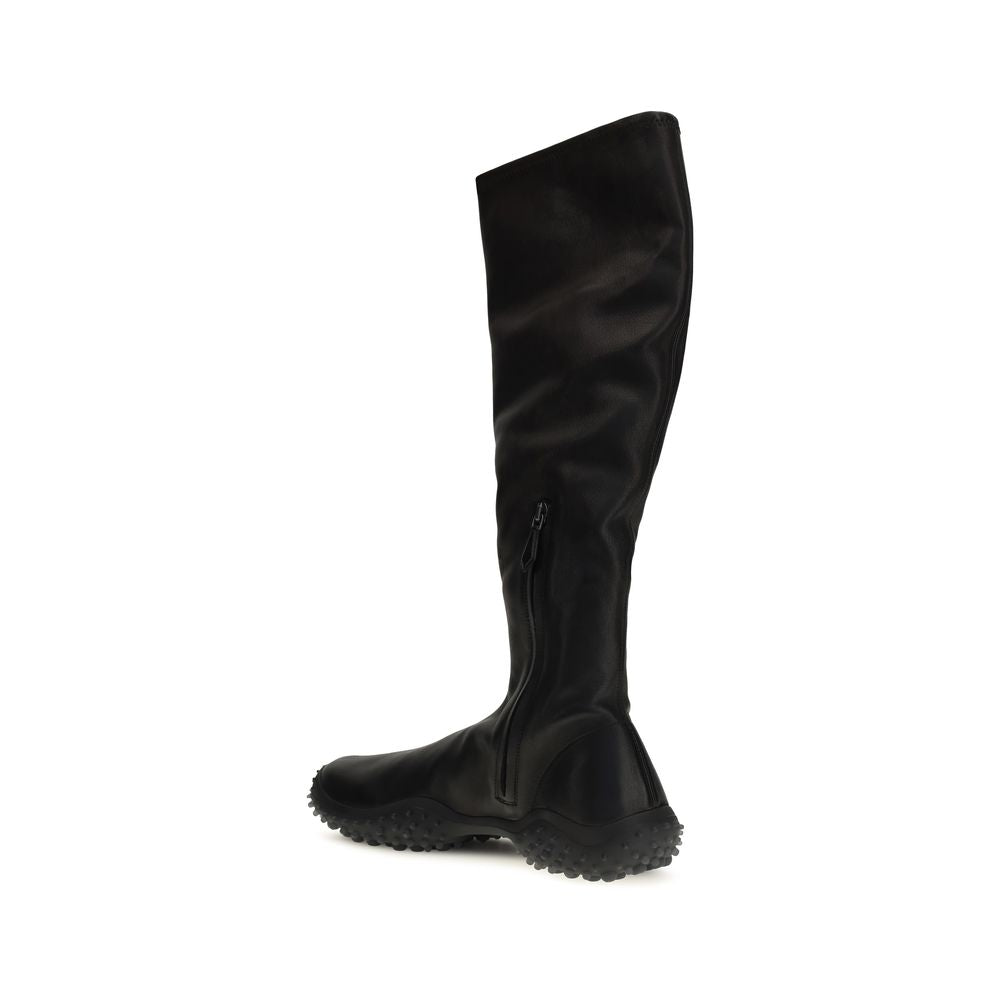 Miu Miu Black Lamb Ovis Aries Ankle Boots for Women
