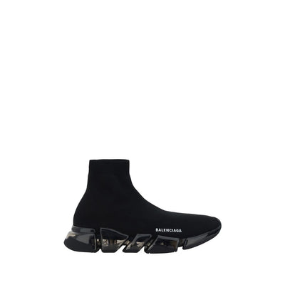 Balenciaga Black Polyester Athletic Sneakers for Men