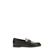 Burberry Black Lamb Ovis Aries Ballet Flats