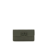 Valentino Garavani Bicolor Calf Leather Bos Taurus Wallet