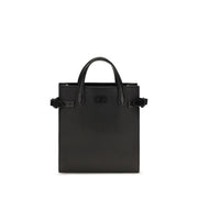 Valentino Garavani Black Calf Leather Bos Taurus Handbag