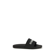 Burberry Black Rubber Sandals