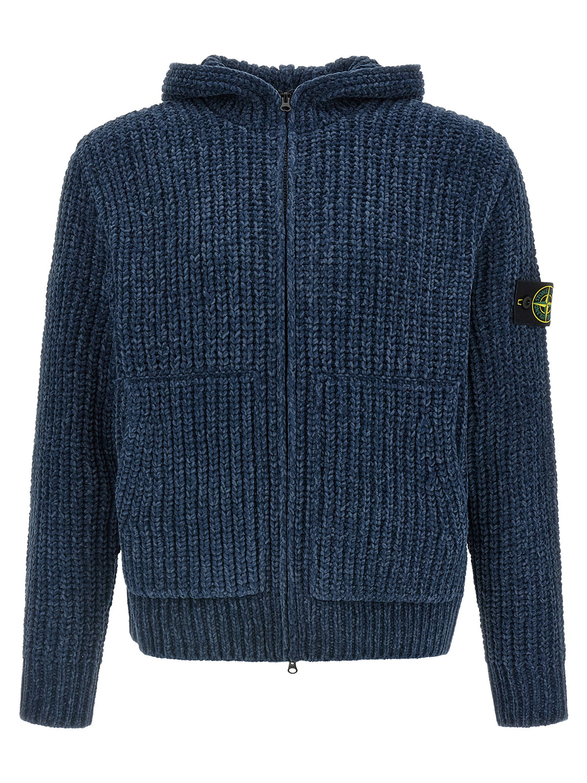 Stone Island Blue Cotton Cardigan for Men