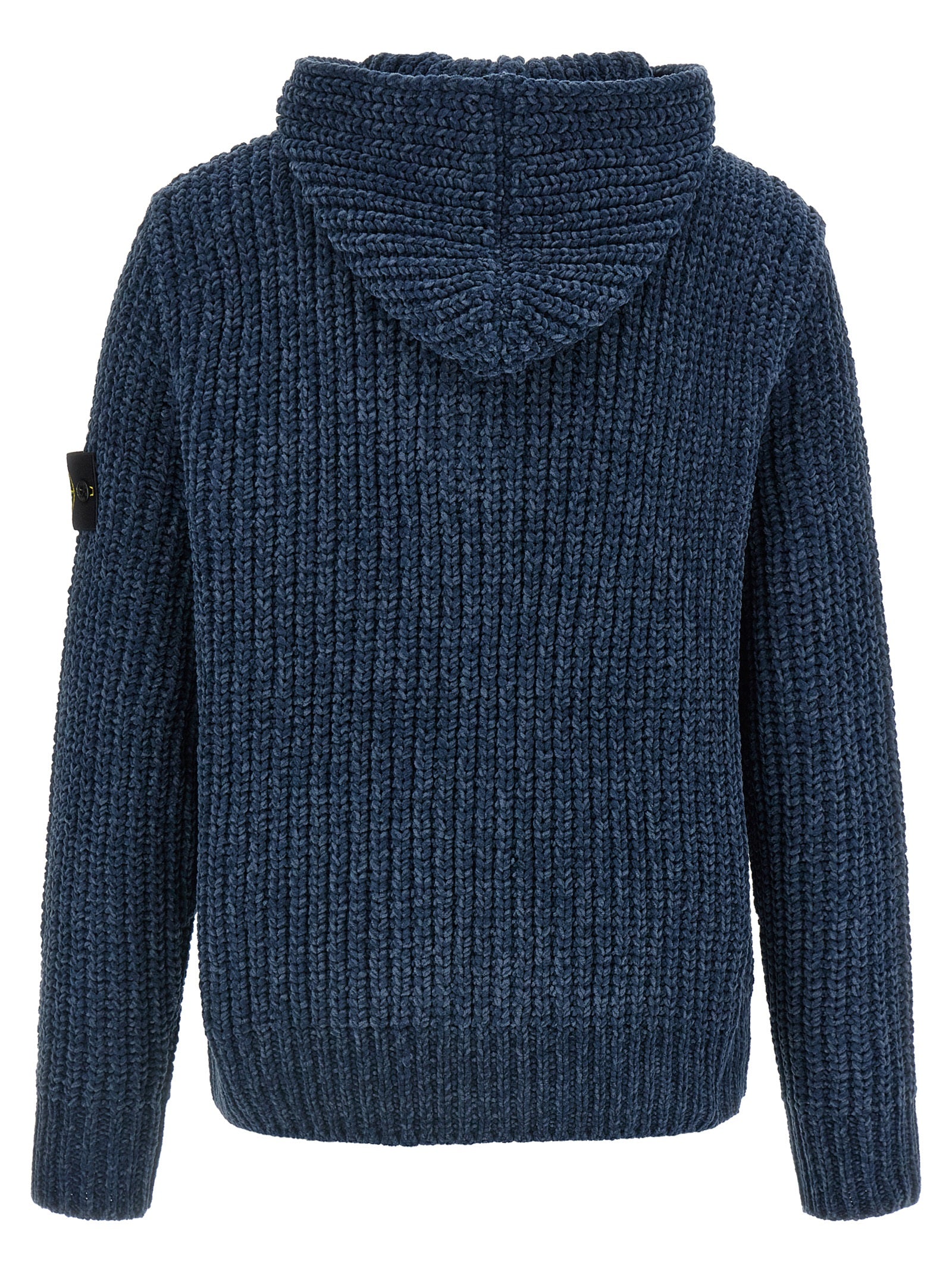 Stone Island Blue Cotton Cardigan for Men