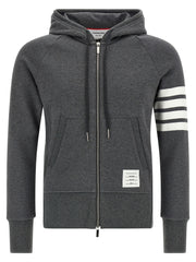 Thom Browne Gray Cotton Sweatshirt