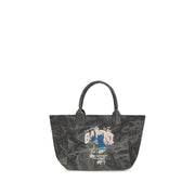 Ganni Gray Cotton Shoulder Bag