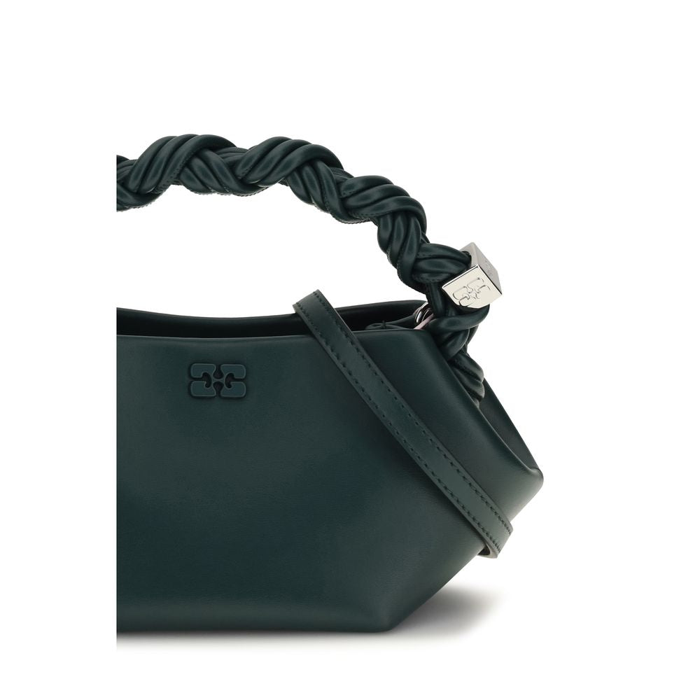 Ganni Bicolor Recycled Leather Handbag