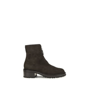The Row Brown Suede Leather Ankle Boots for Women
