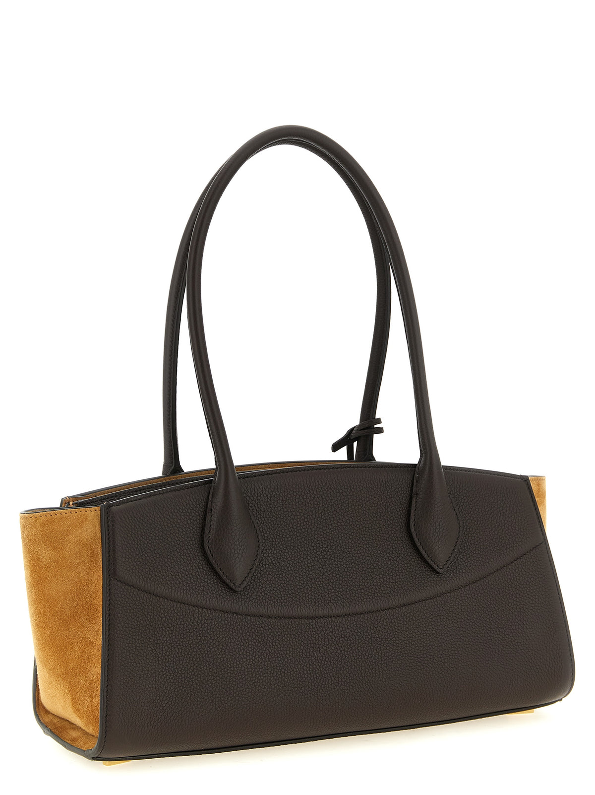 Ferragamo Brown Calfskin Shoulder Bag for Women