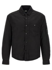 C.P. Company Black Polyamide Full-Length Jacket