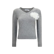 Self-Portrait Gray Cashmere Sweater