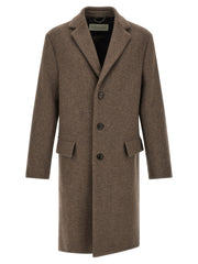 Dries Van Noten Brown Wool Coat