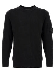 C.P. Company Black Wool Cardigan