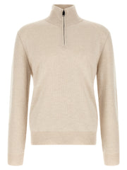 Brioni Beige Cashmere Sweatshirt