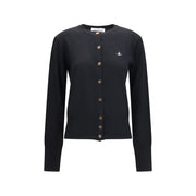 Vivienne Westwood Black Wool Oves Aries Cardigan