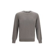 Brunello Cucinelli Gray Cashmere Sweater for Men
