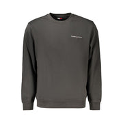 Tommy Hilfiger Black Cotton Men Sweatshirt