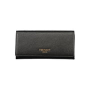 Twinset Black Polyurethane Womens Wallet