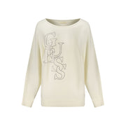 Guess Jeans White Viscose Sweatshirt