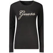 Guess Jeans Black Viscose Sweatshirt