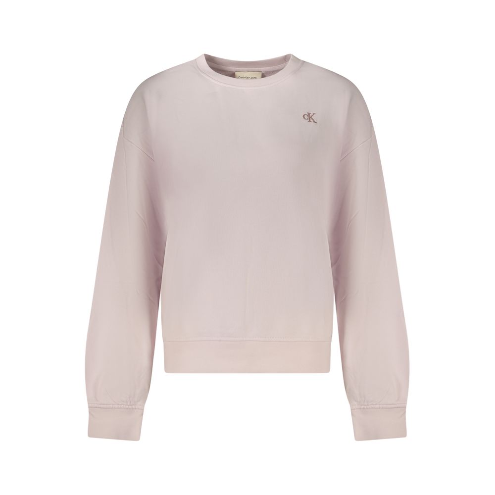 Calvin Klein Pink Cotton Sweatshirt