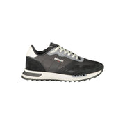 Blauer Black Polyester Athletic Sneakers