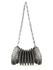 Paco Rabanne Silver Stainless Steel Shoulder Bag