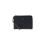 Guess Black Polyethylene Clutch Bag
