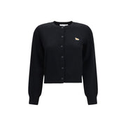 Maison Kitsuné Black Cotton Cardigan for Women