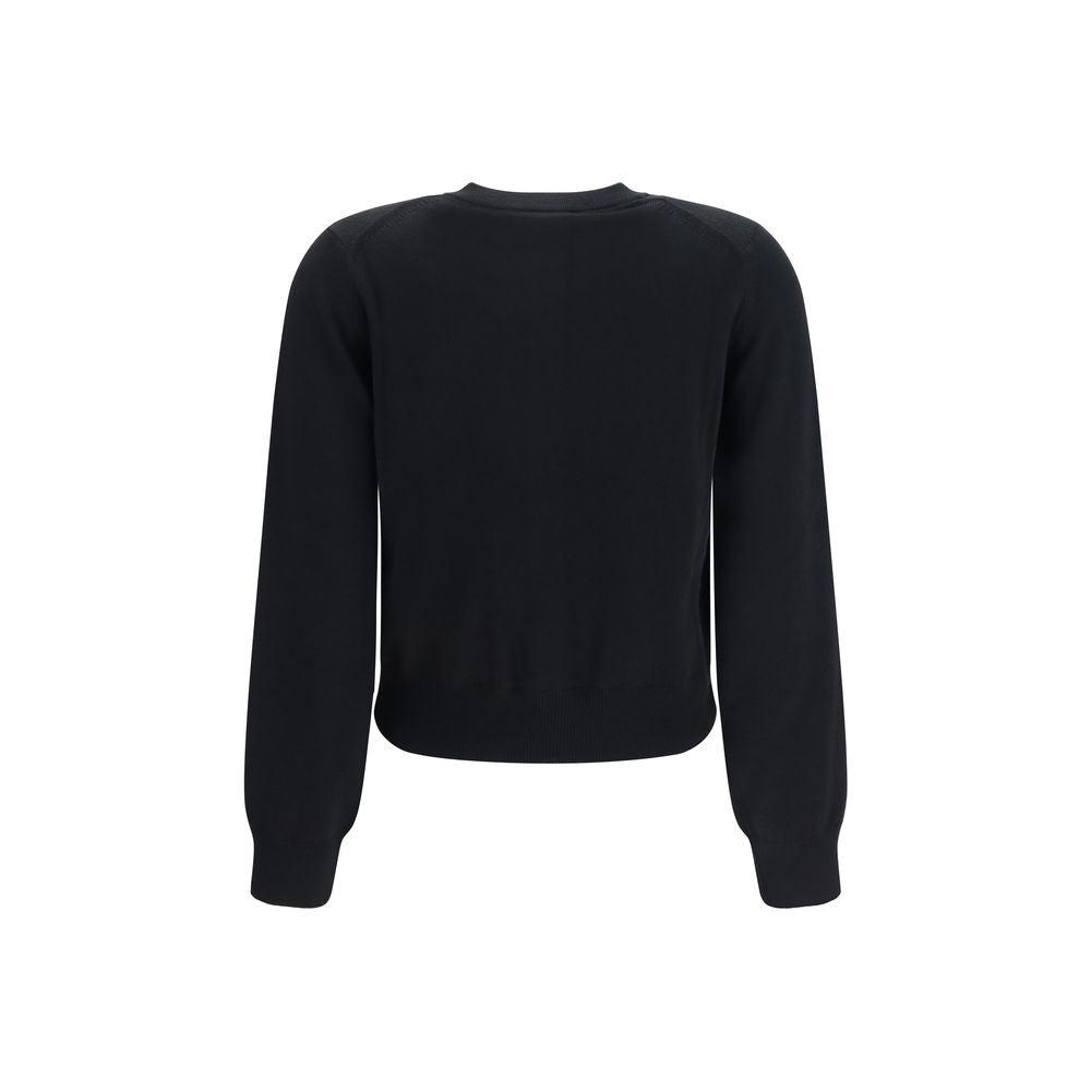 Maison Kitsuné Black Cotton Cardigan for Women