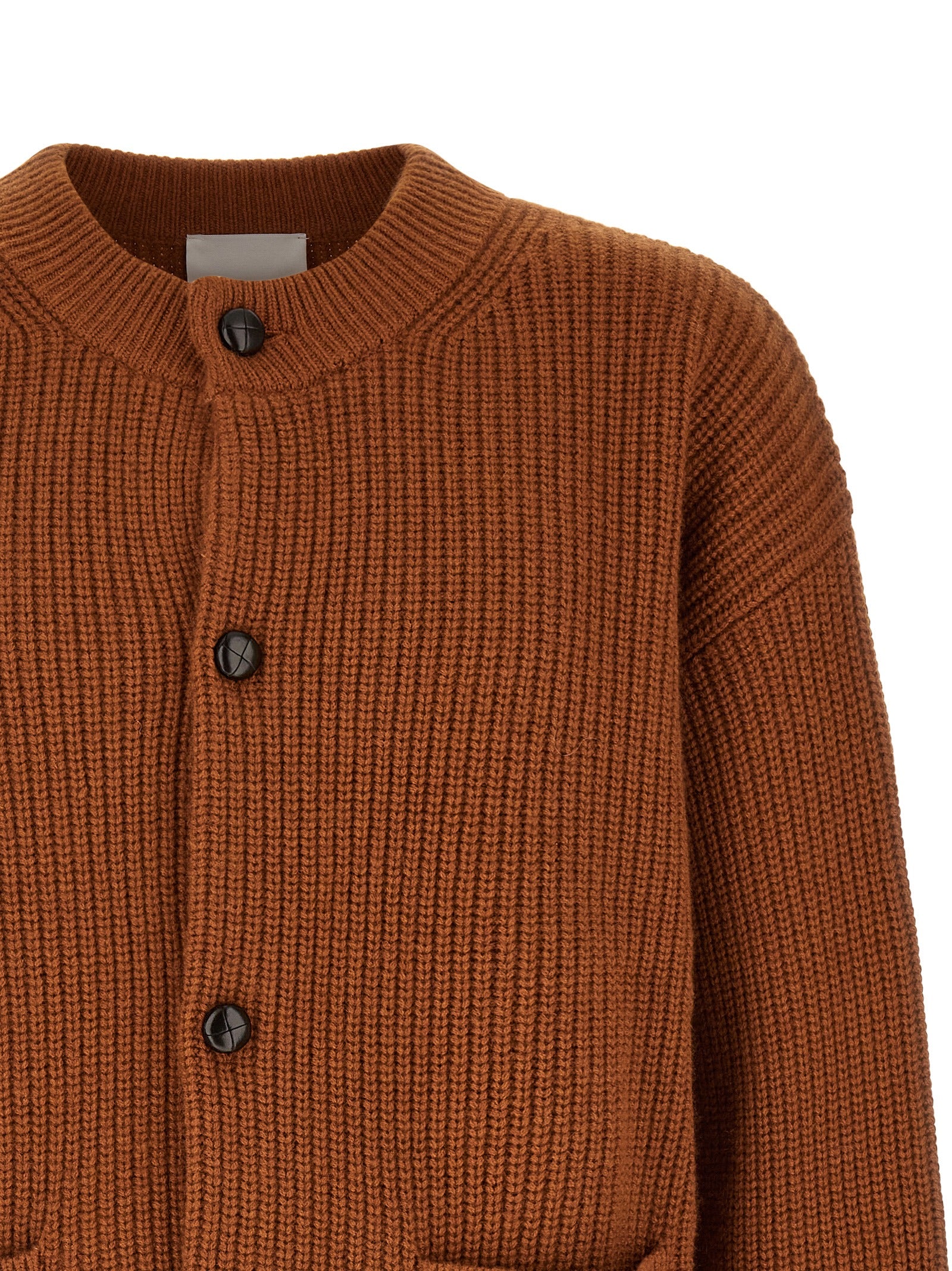 Isabel Marant Brown Merino Wool Cardigan