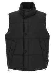 Stone Island Black Polyamide Sleeveless Jacket