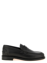 Christian Louboutin Black Calfskin Slip-On Loafers for Men
