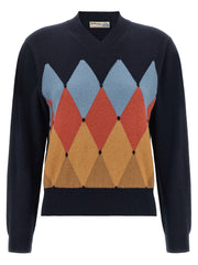 Ballantyne Blue Cashmere Cardigan