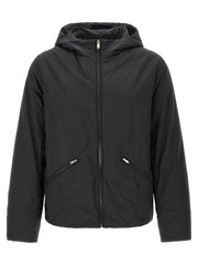 Undercover Black Cotton Full-Length Jacket