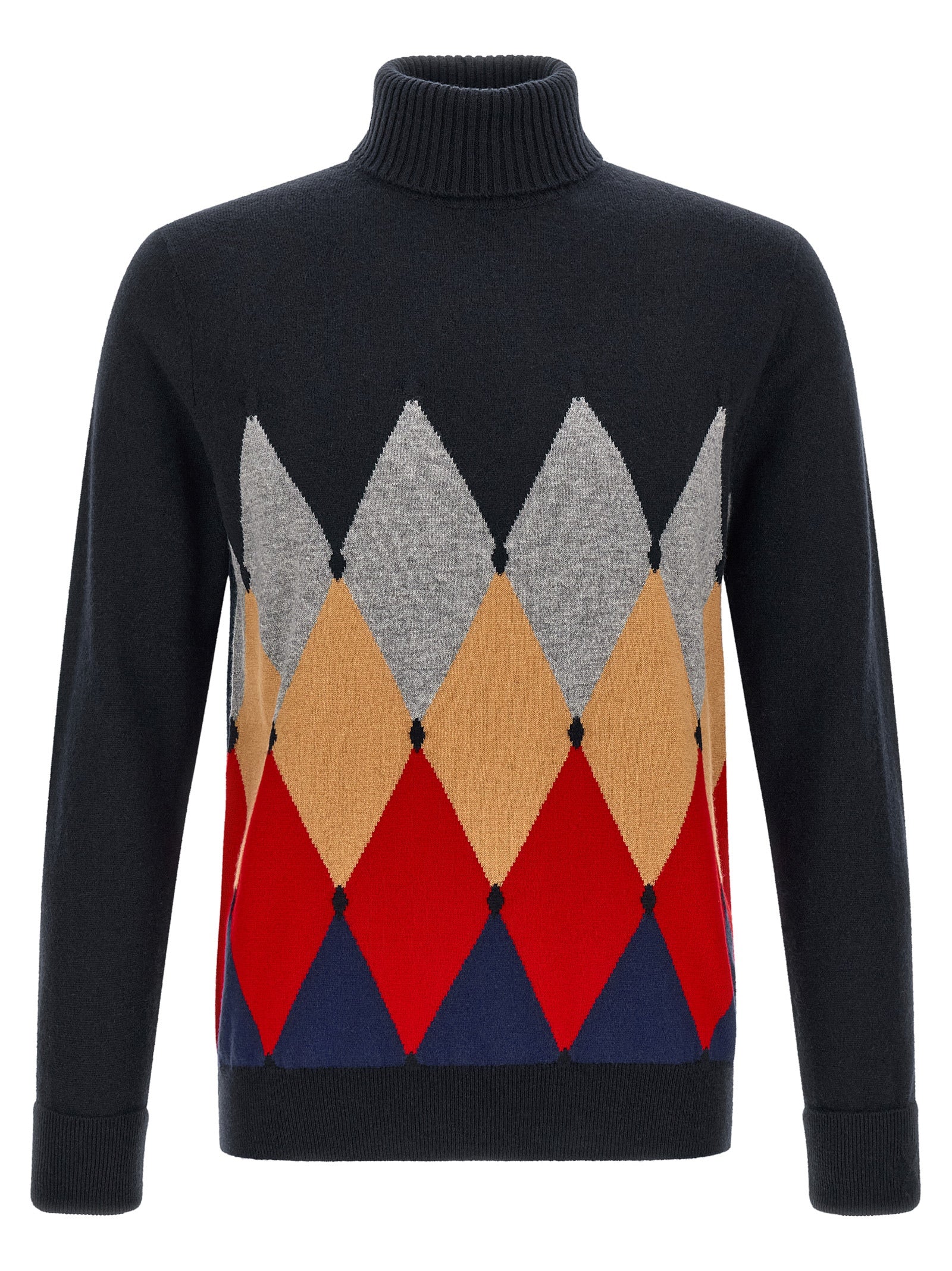 Ballantyne Blue Cashmere Cardigan