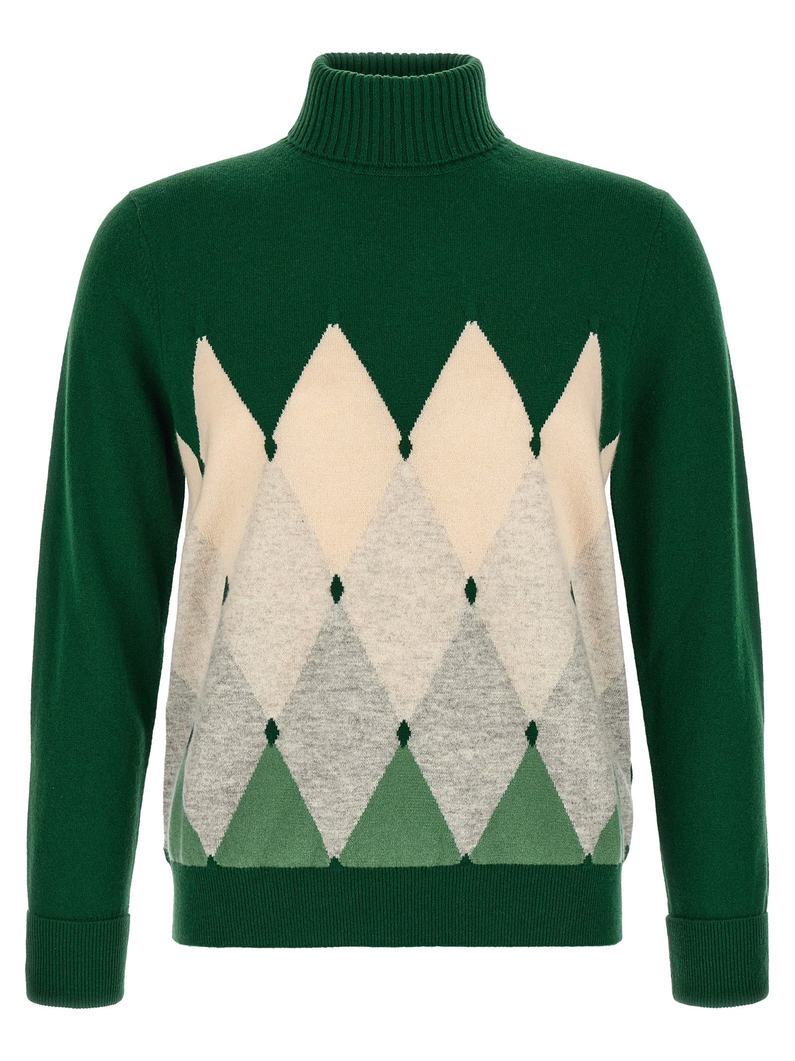 Ballantyne Bicolor Cashmere Cardigan
