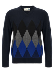 Ballantyne Blue Cashmere Cardigan