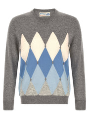 Ballantyne Gray Cashmere Cardigan